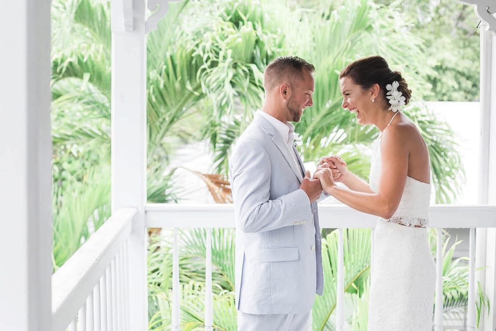 A sunny day for a sunny couple gettting married in Key West