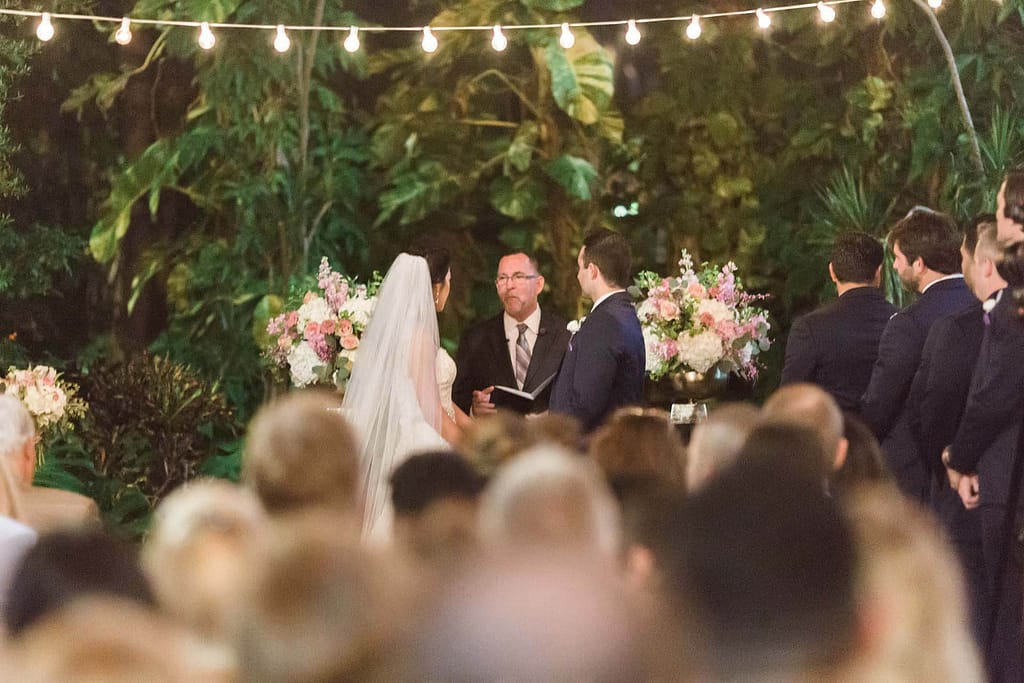 The Hemingway Home is a beautiful, tropical setting for an intimate wedding. 