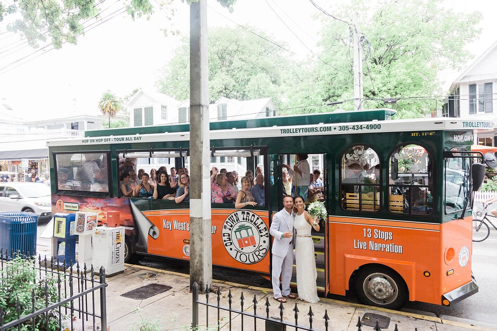 There are many reasons for wedding day transportation in Key West — ensuring safe, happy guests is one. 