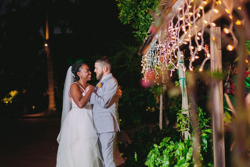 Key West elopement at the Key West Garden Club