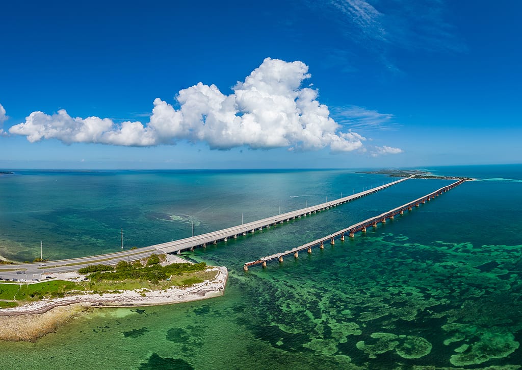 How to get to Key West - the overseas highway is one way.