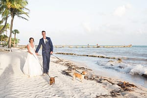 having your pet in your key west wedding can be a fun and special addition.