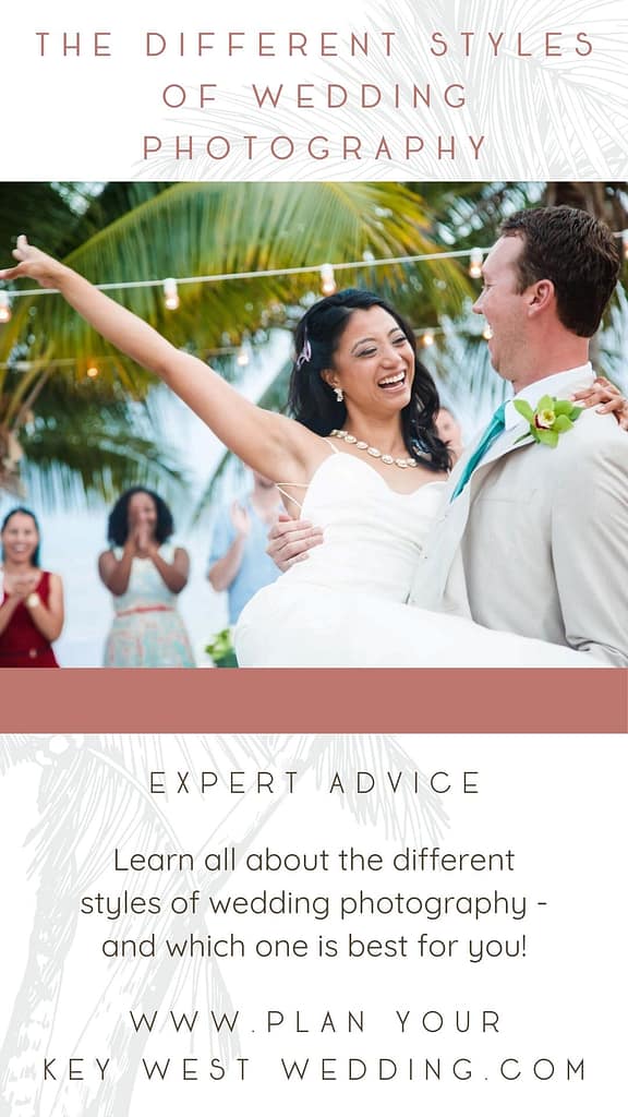 Pinterest - Different Styles of Wedding Photography - Key West Wedding 
