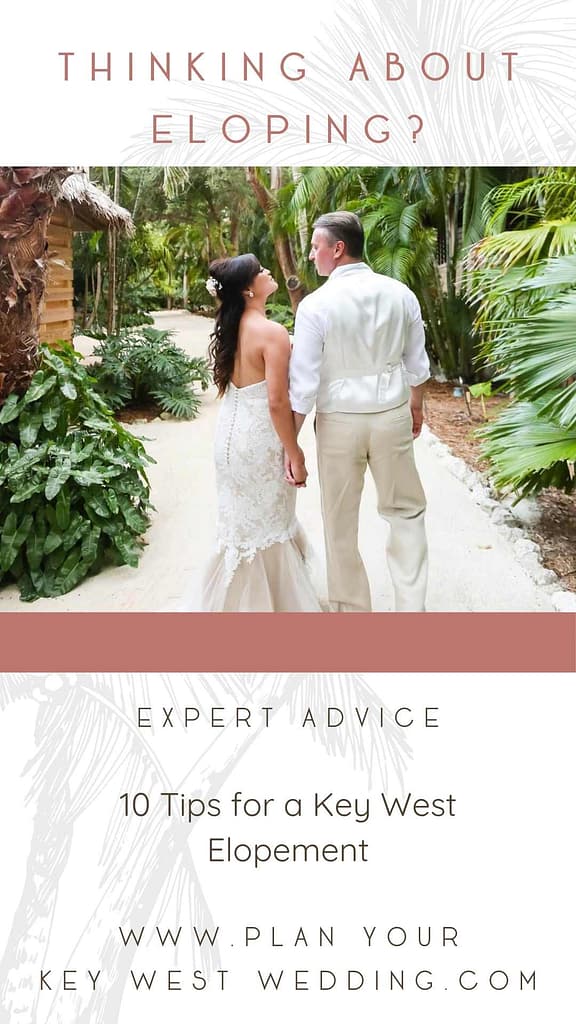 tips for a Key West Elopement : Plan Your Key West Wedding