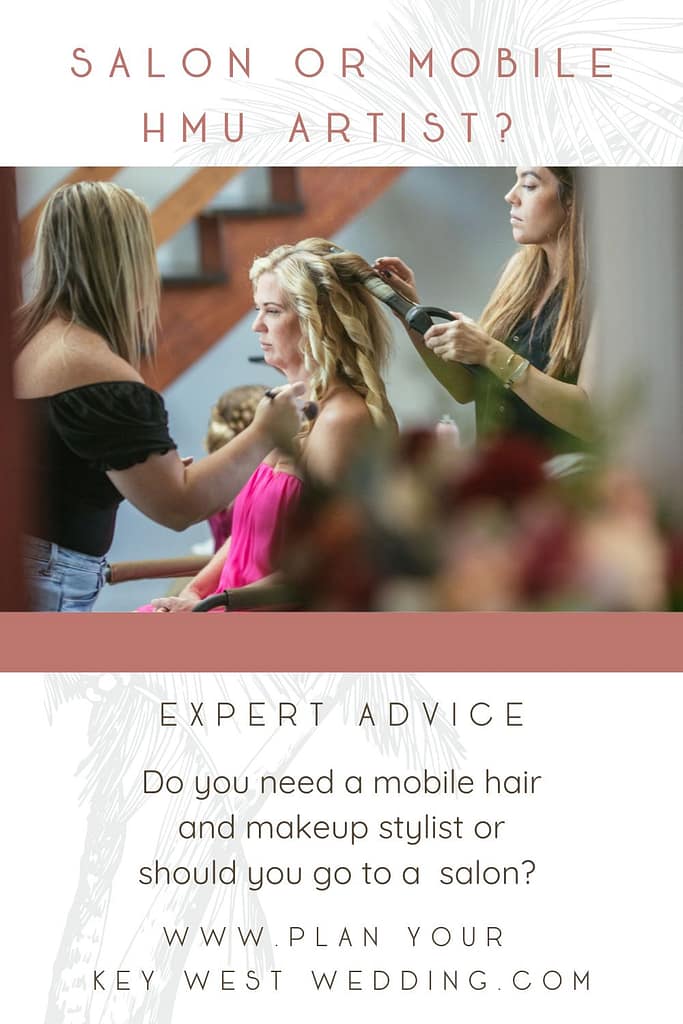 Do you want a salon or mobile stylist for your wedding? 