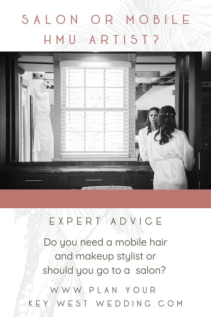 Do you want a salon or mobile stylist for your wedding? 