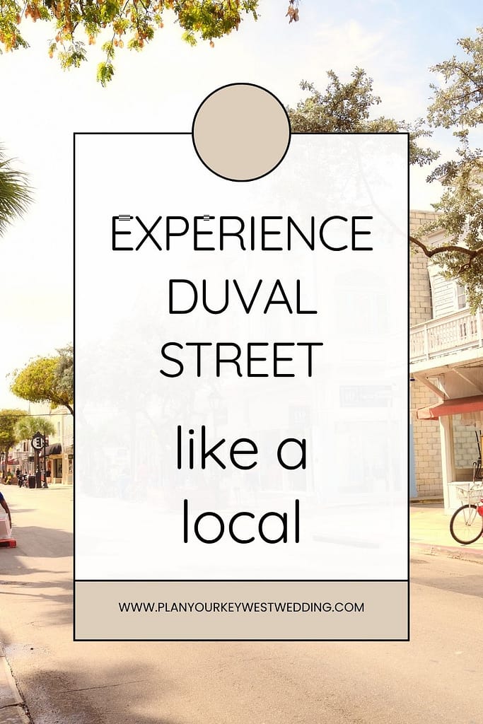 Pinterest pin for a guide to duval street