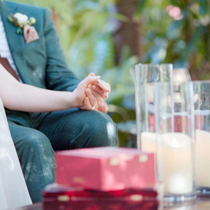 Candle votives and other decorative items add a lot to the wedding reception.